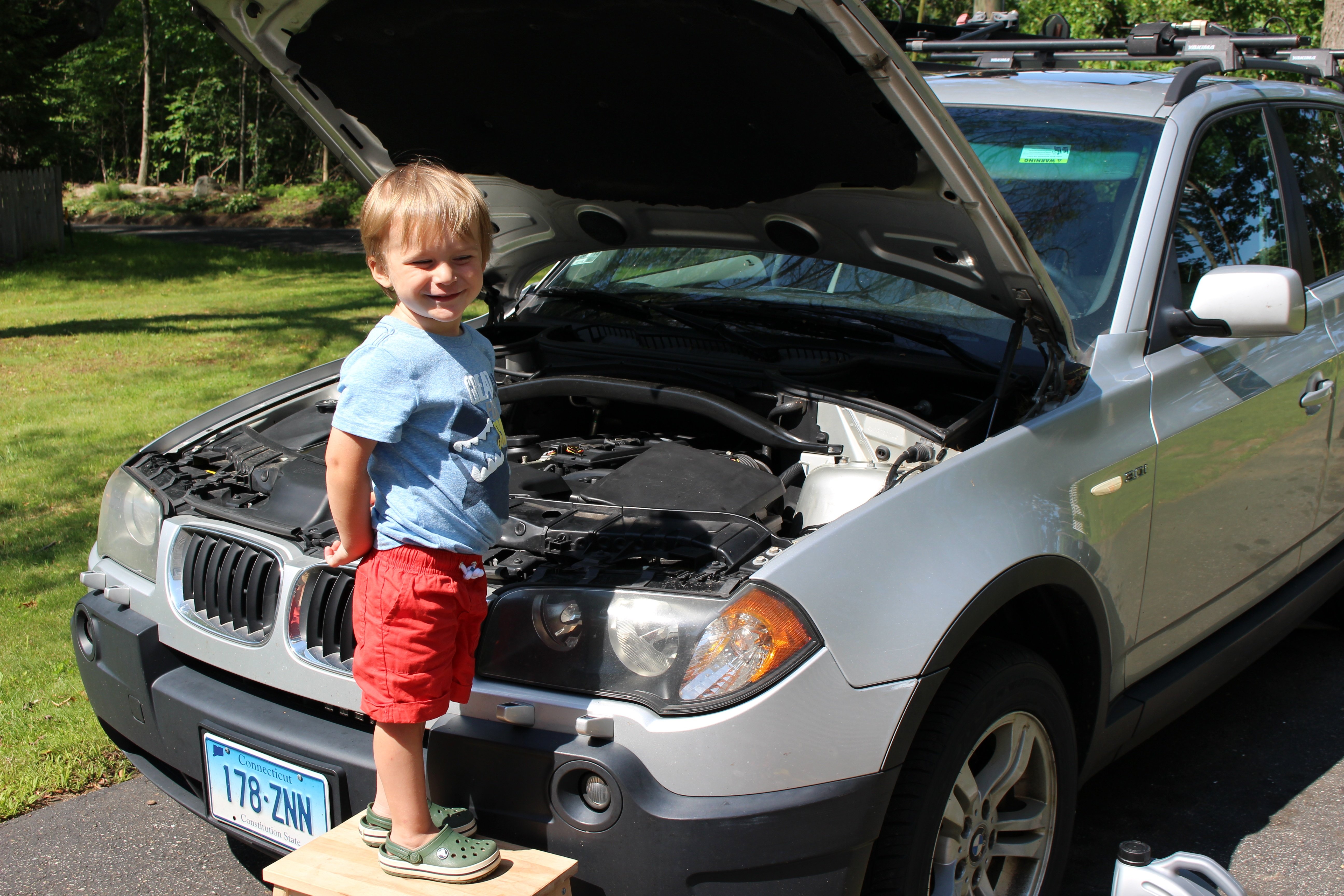 Oliver and a BMW X3