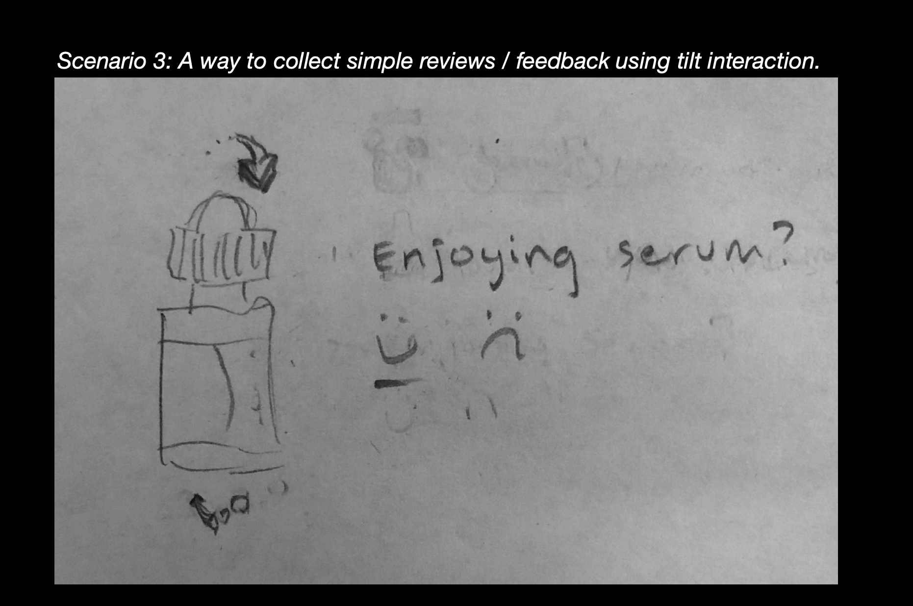 Sketch to illustrate AR can help gather user insights/reviews