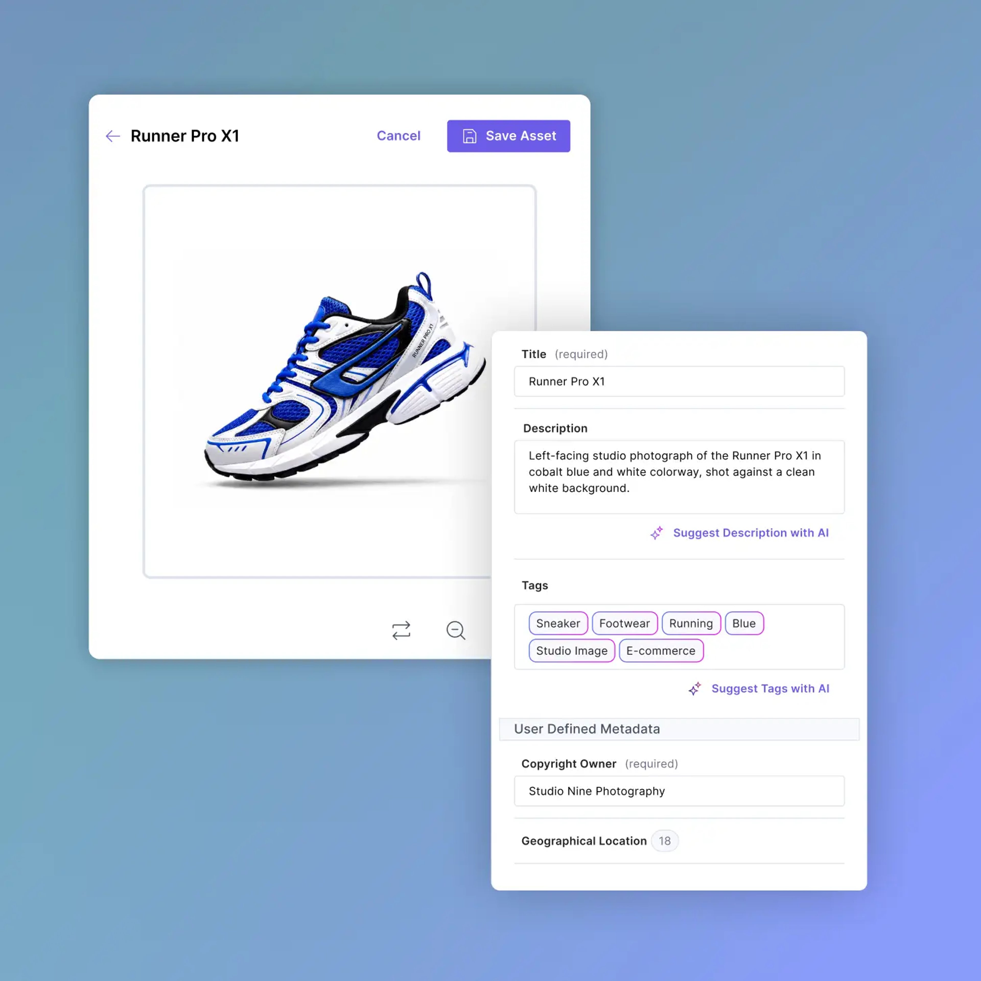 AI auto-tagging