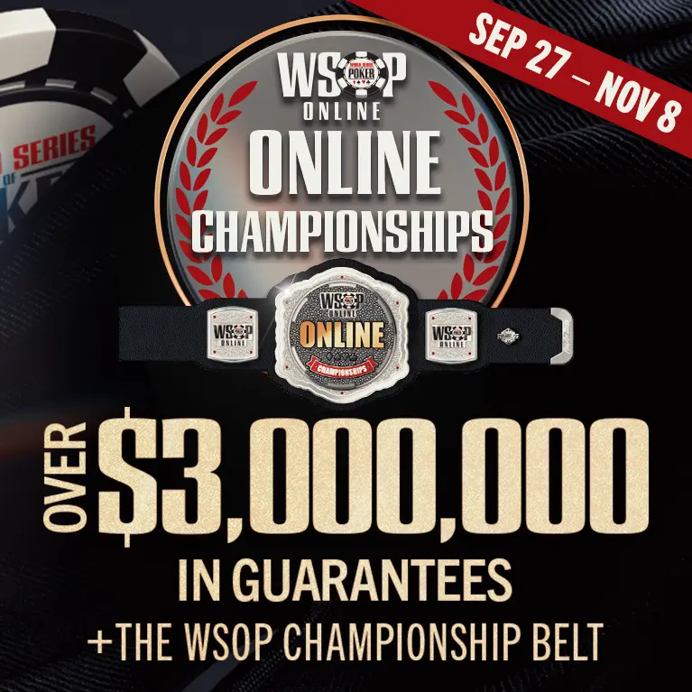 WSOP 2026 Fall Online Championships