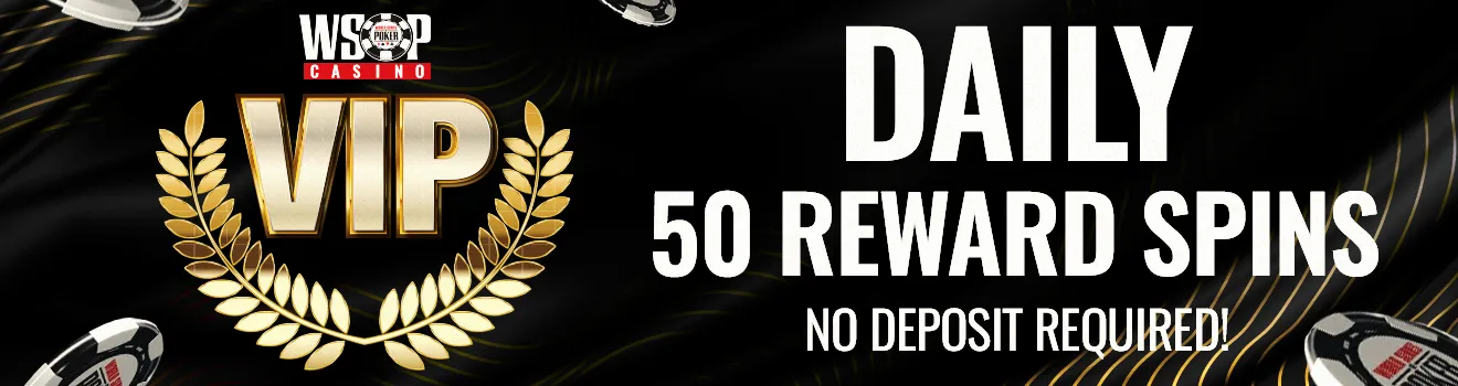 June VIP - Daily 50 Rewards Spins, No Deposit Required
