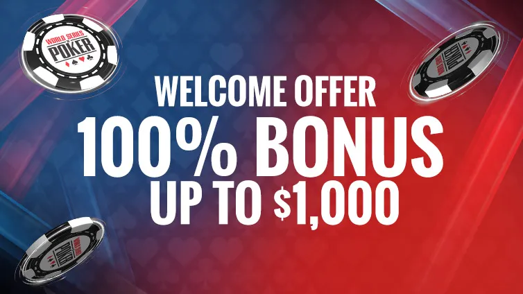 WELCOME OFFER - 100% BONUS UP TO $1,000