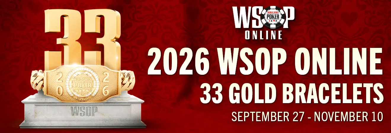 WSOP Online 2026 GOLD BRACELET EVENTS