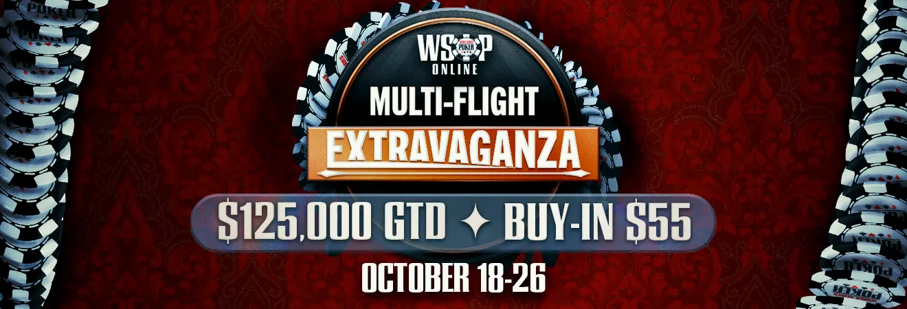 WSOP Online $125,000 Multi-Flight Extravaganza