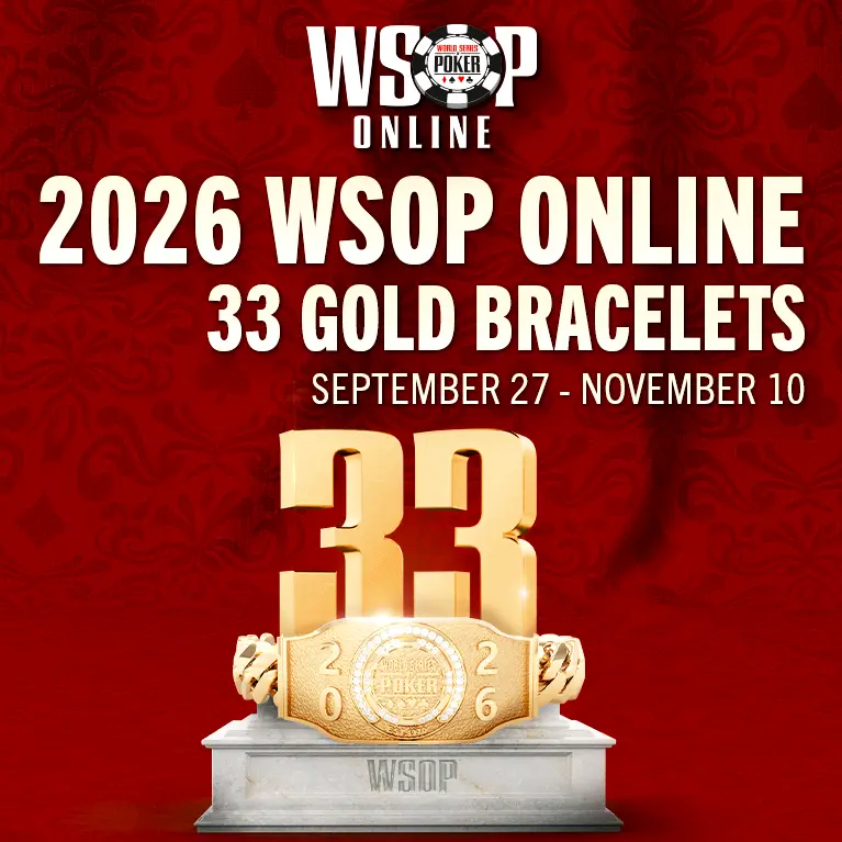 WSOP Online 2026 GOLD BRACELET EVENTS