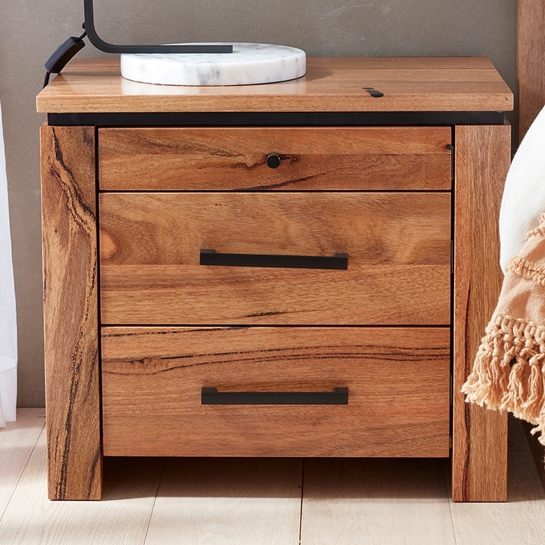 Maya Bedside Table 2 Drawer Forty Winks