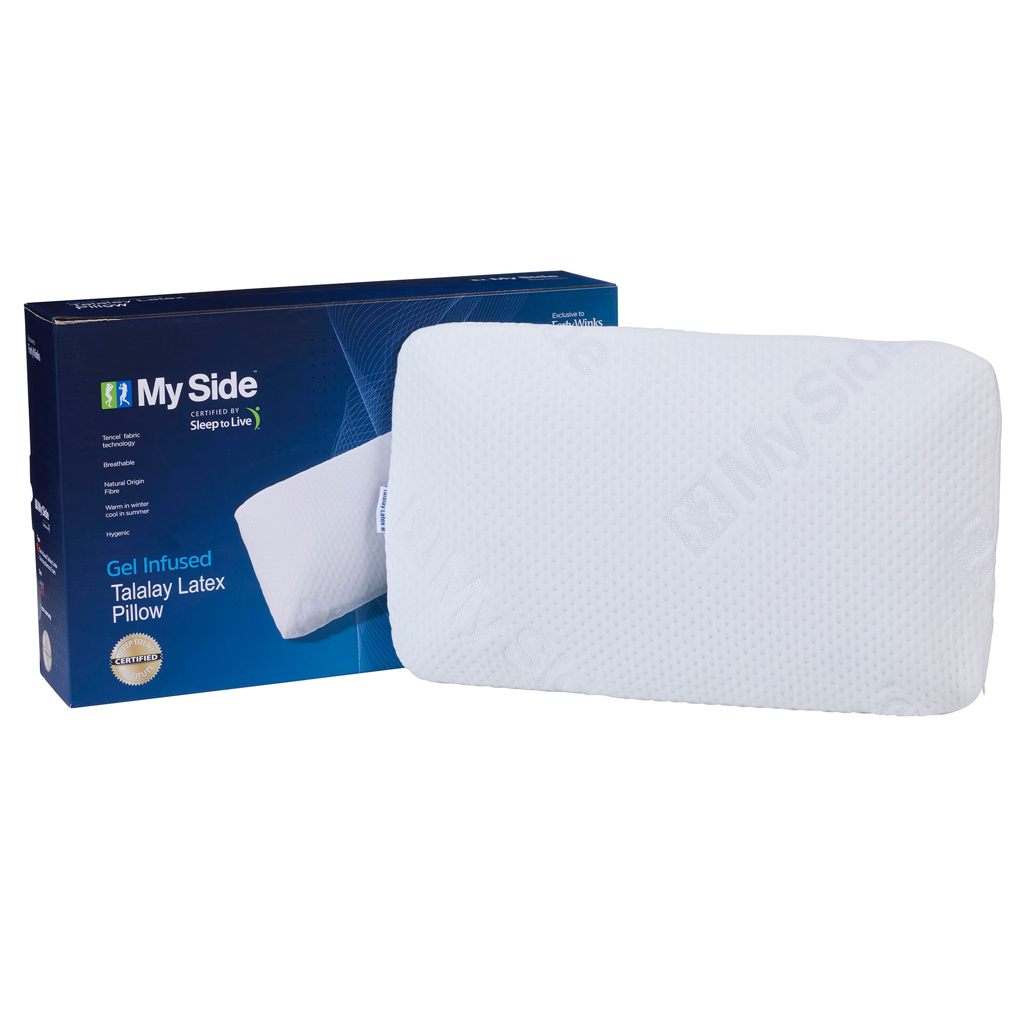 Gel infused talalay latex hot sale pillow