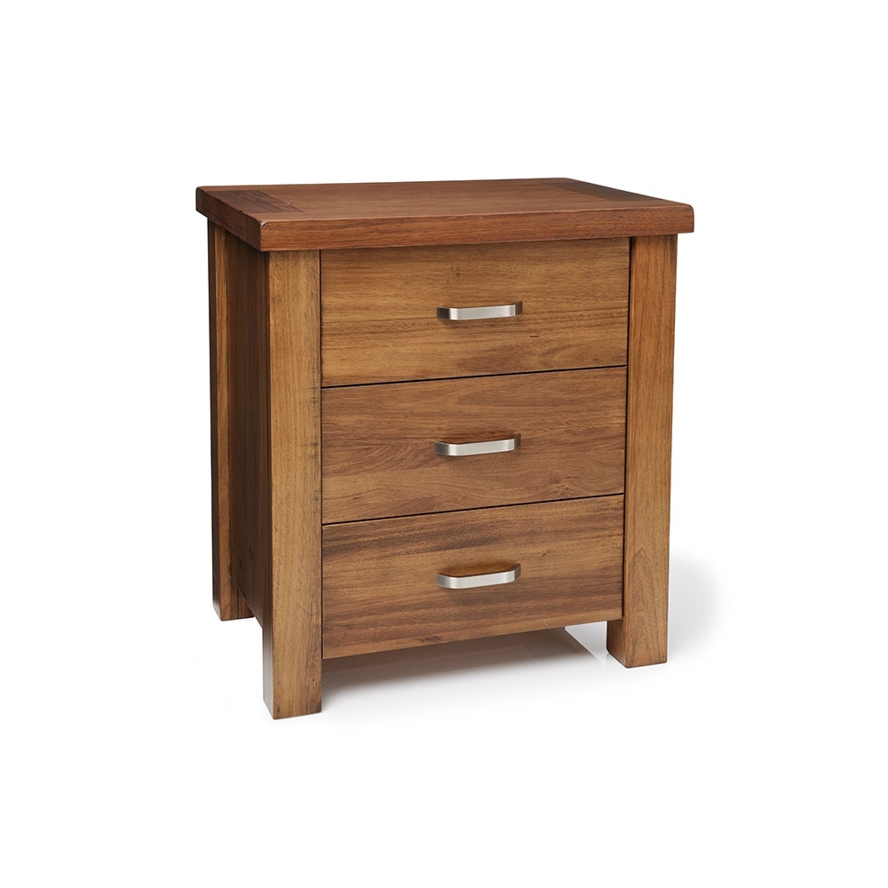 Billy Bedside Table (3 Drawer) Forty Winks