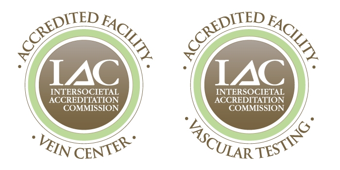 ias vascular testing and vein center accreditation seals