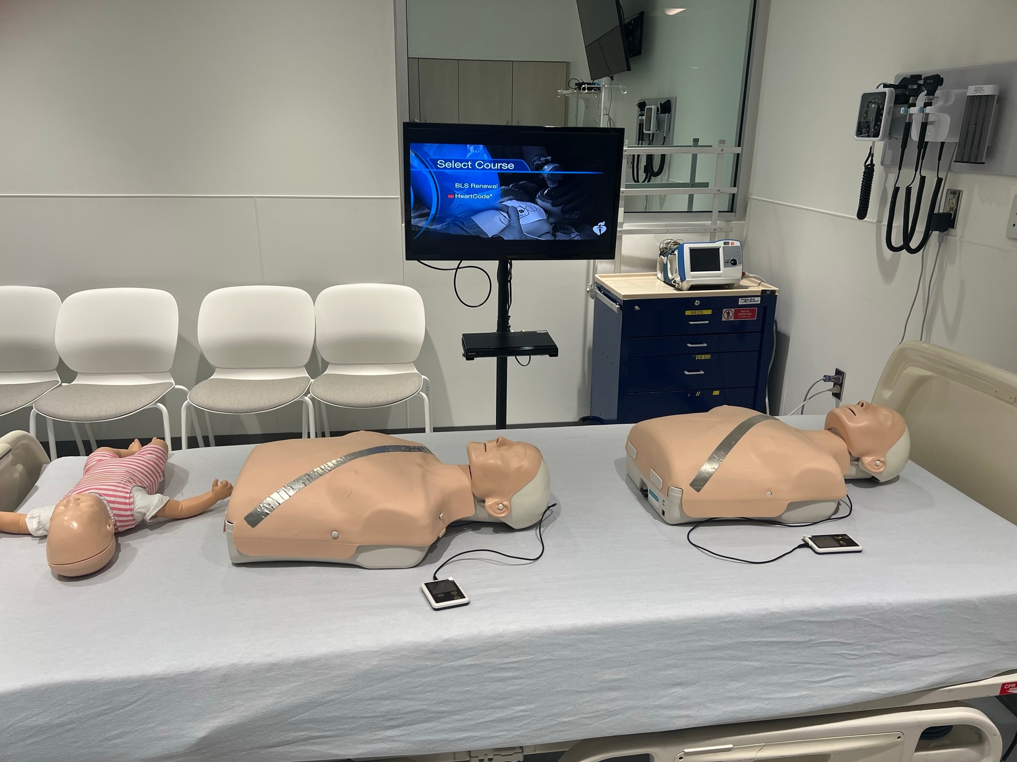 Clinical simulation with a scope