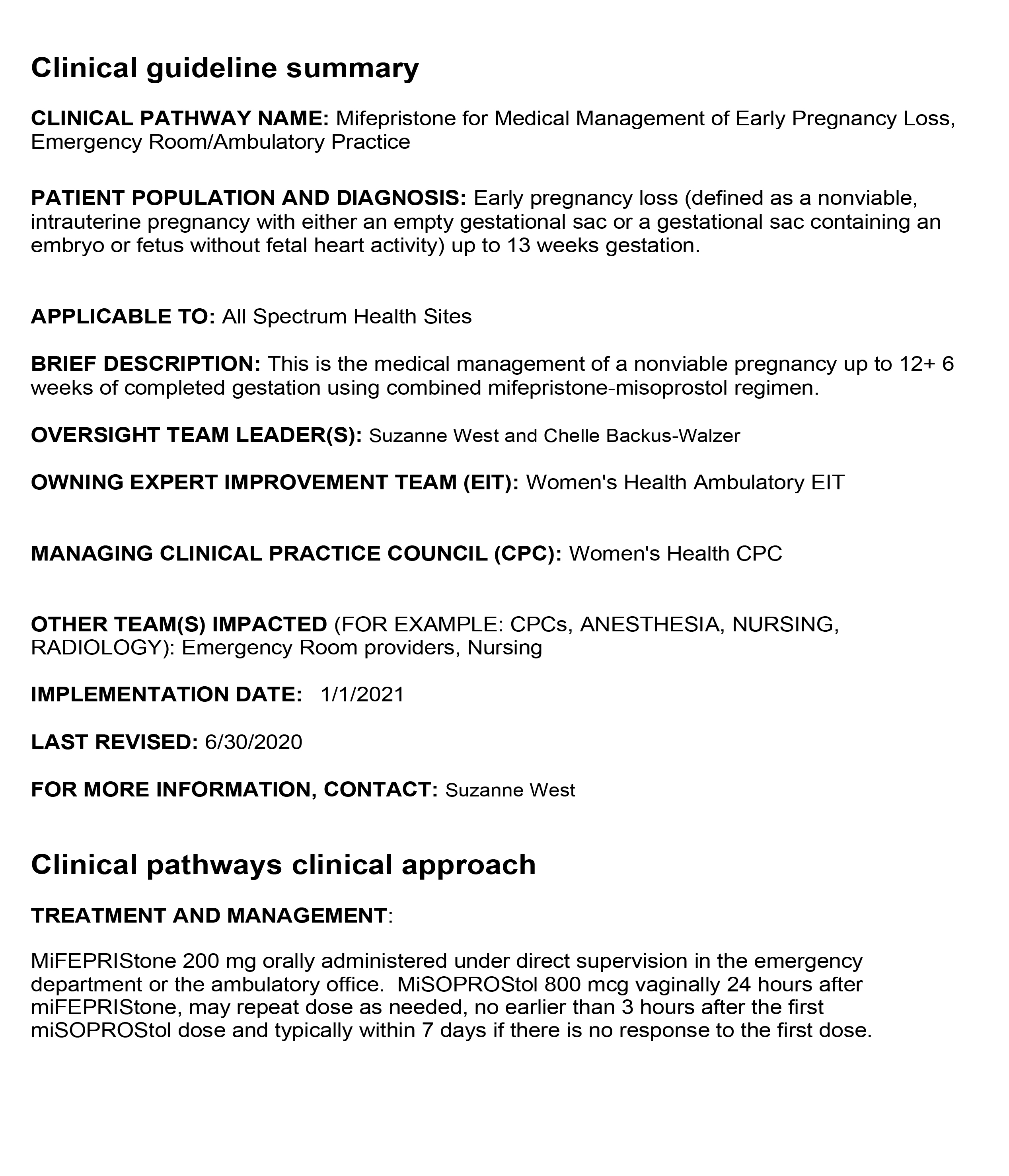 Clinical Guidelines Document Image 2