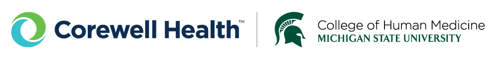 Spectrum Health and Mchigan Sate University college of human medicine logo
