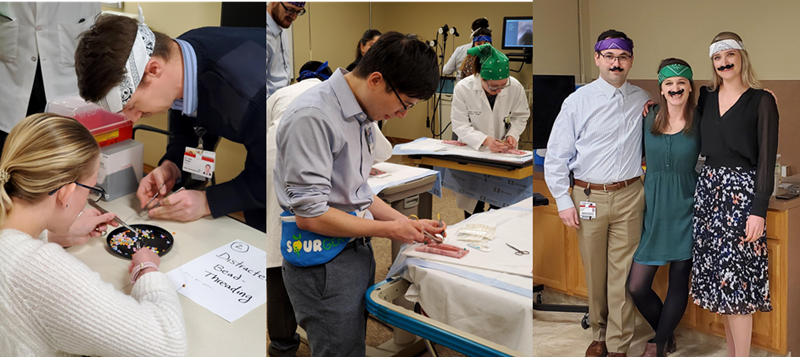 General Surgery Residents doing some fun surgery simulations
