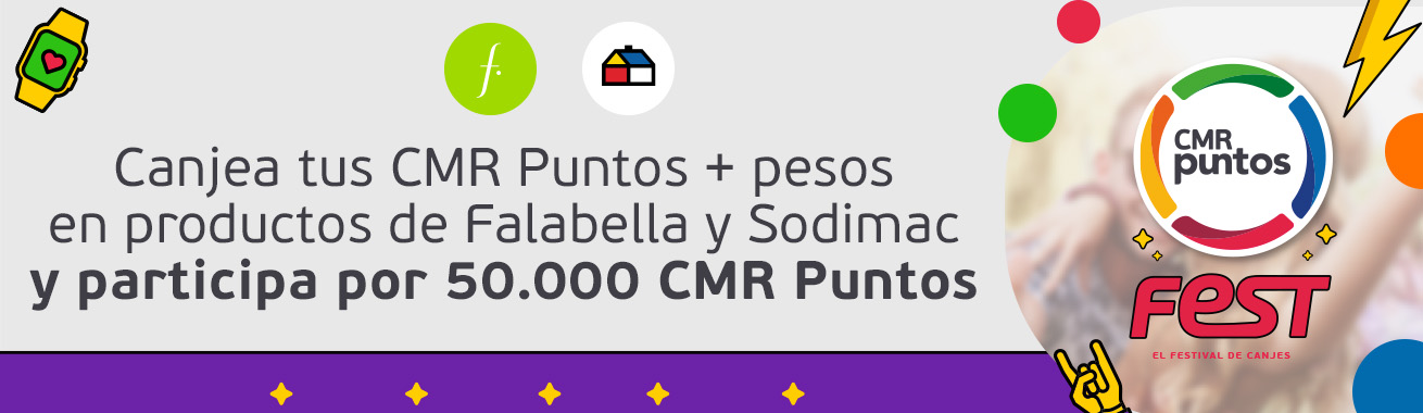 Por ser parte de CMR, envío gratis en miles de productos desde $29.990