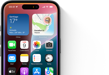 Un iPhone muestra el nuevo diseño de Siri con una franja de luz que brilla alrededor de la pantalla