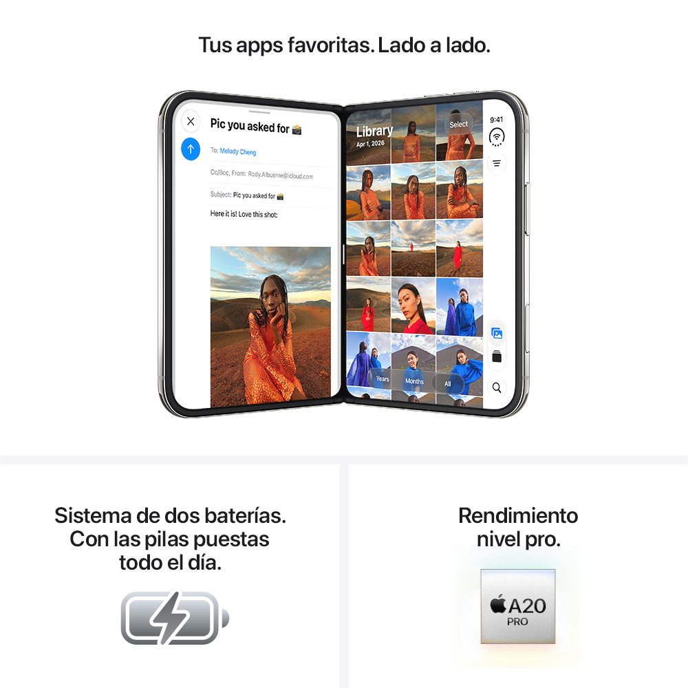 Potencia con chip A20 Pro en el iPhone Duo