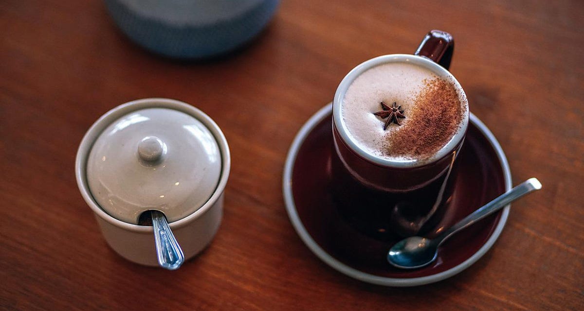 A traditional Mexican coffee served on a table