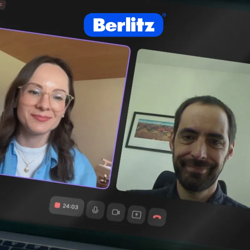 Nicolas Potel being interviewed online