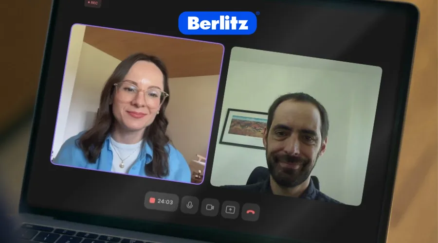 Nicolas Potel being interviewed online