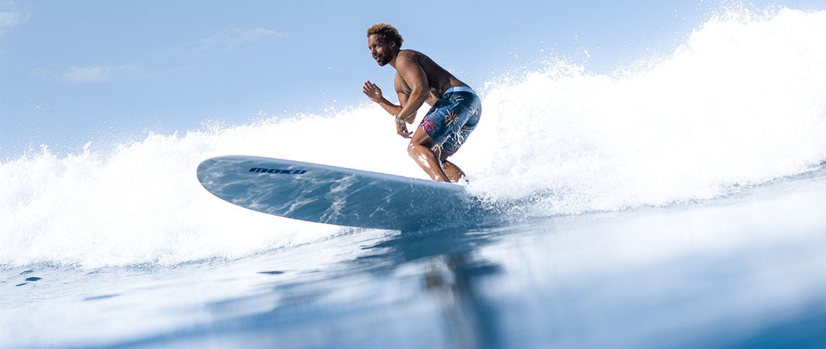 Man surfing in the sea