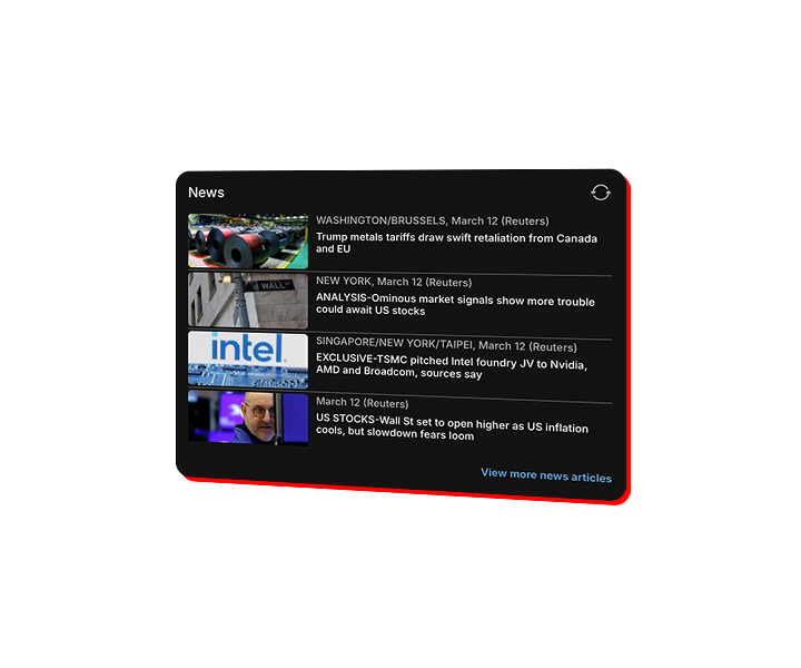 News on the platform