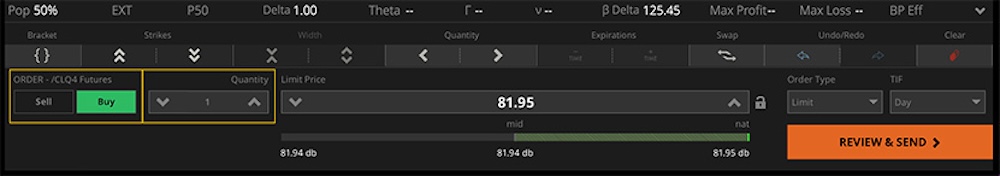 oil futures trading order confirmation tastytrade