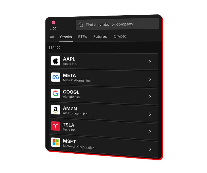 List of products in platform