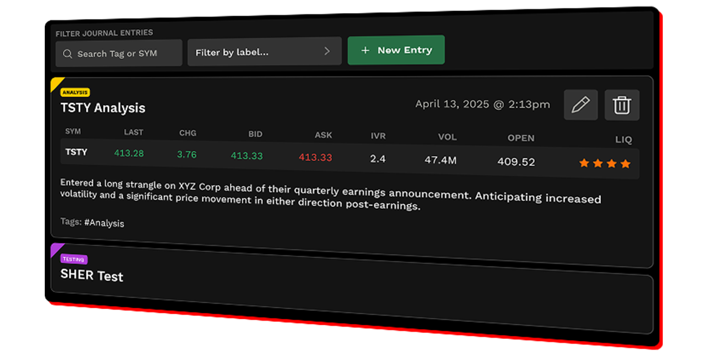 Web Features - Journaling