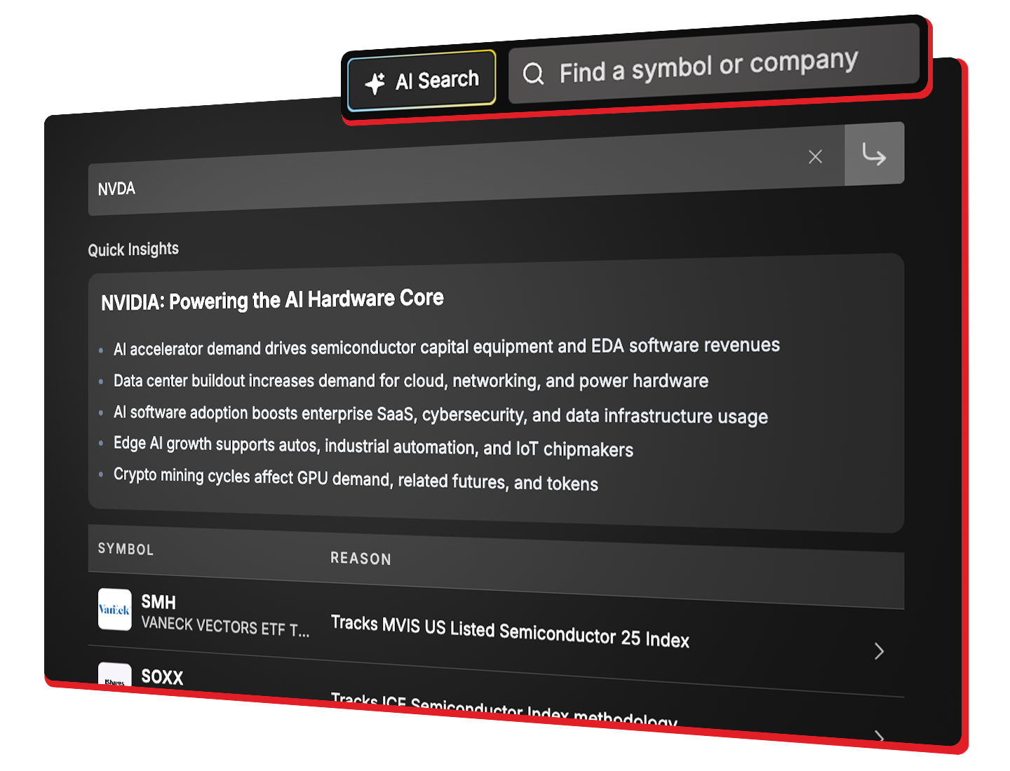 Web Features - AI Search