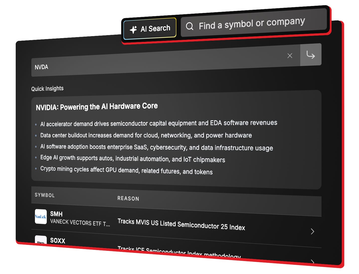 Web Features - AI Search