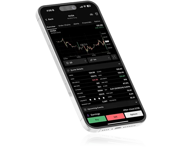 Stock on Mobile