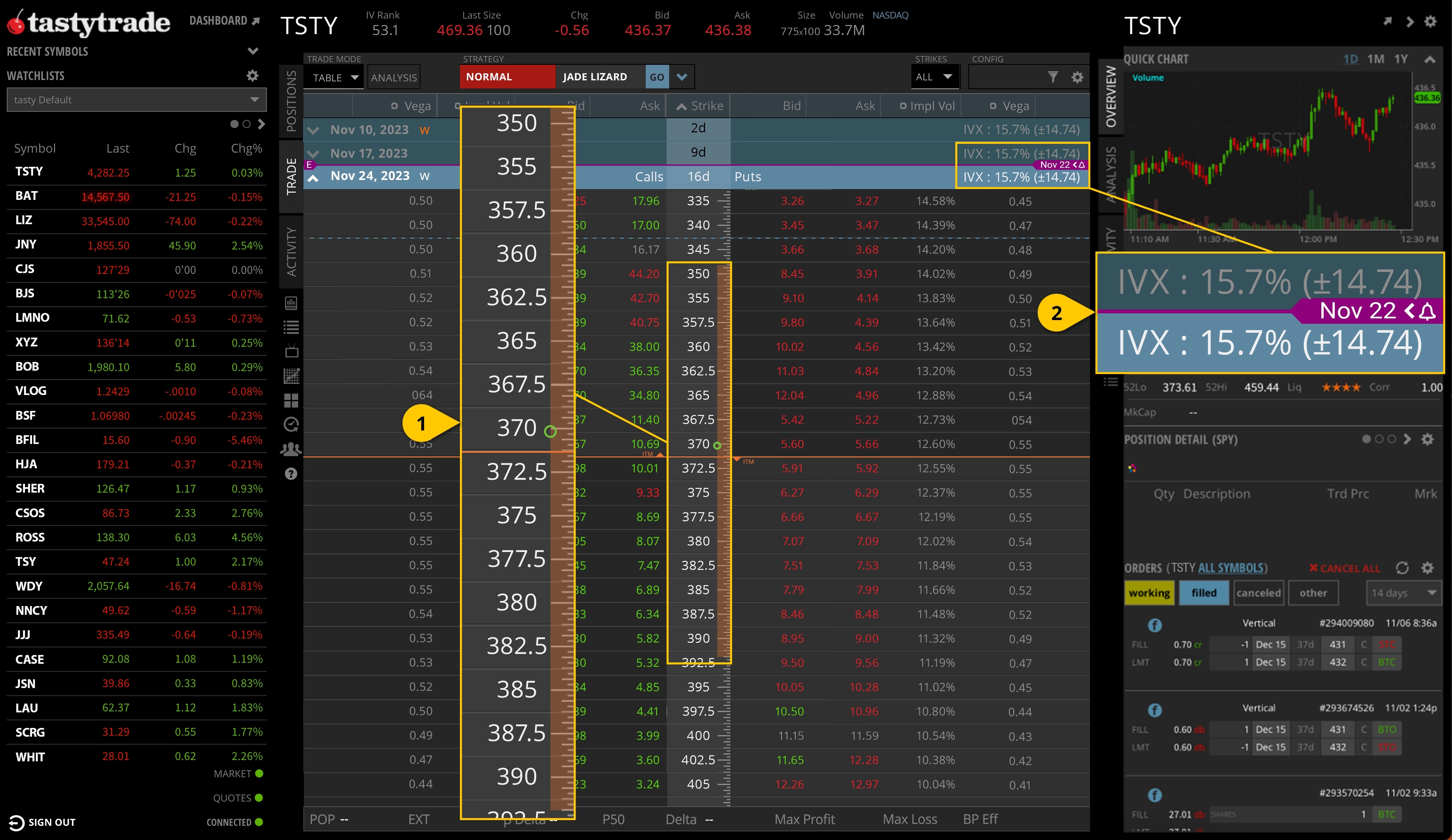 example of an upcoming earnings announcement