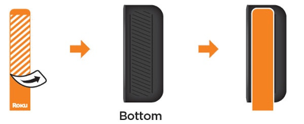 Positiontioning your Roku Player