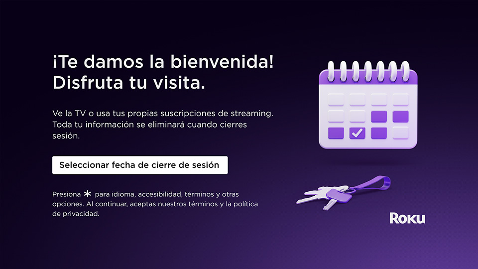 te dará la bienvenida una pantalla que te pedirá que elijas una fecha de cierre
de sesión.