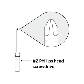 Roku TV Phillips head screwdriver