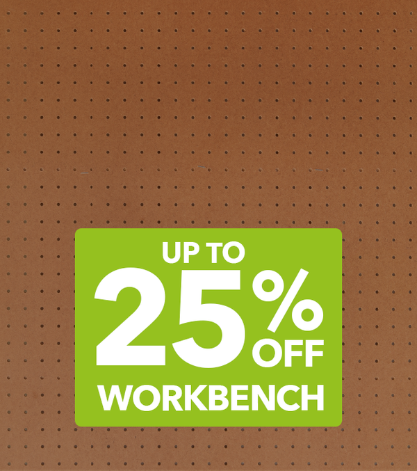 25% Off Workbench