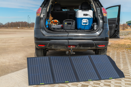 solar power for camping fridge