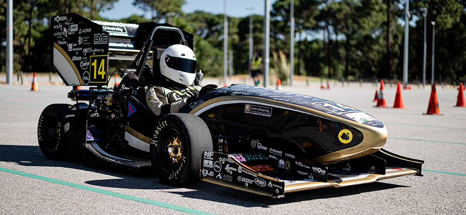 Curtin Motorsport Team's EV ready to race