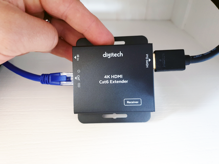 How to extend HDMI signals to a different room