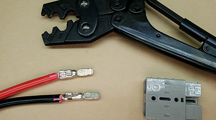 DIY power leads with Anderson High Current Connectors
