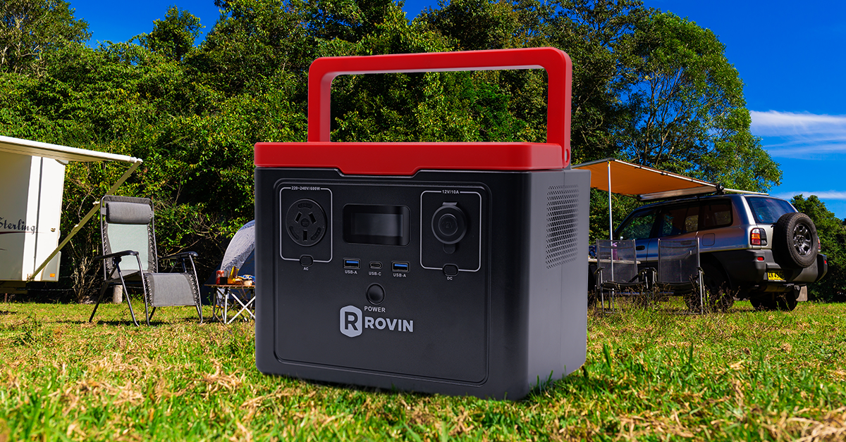 Jaycon Charge Rig Rovin 600W 512Wh Portable Power Station | Jaycar New Zealand