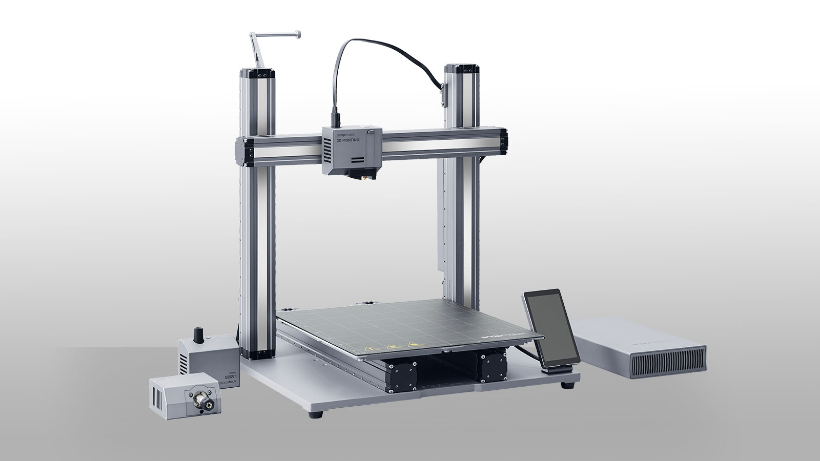 Snapmaker modular 3-in-1 machine with its CNC module fitted