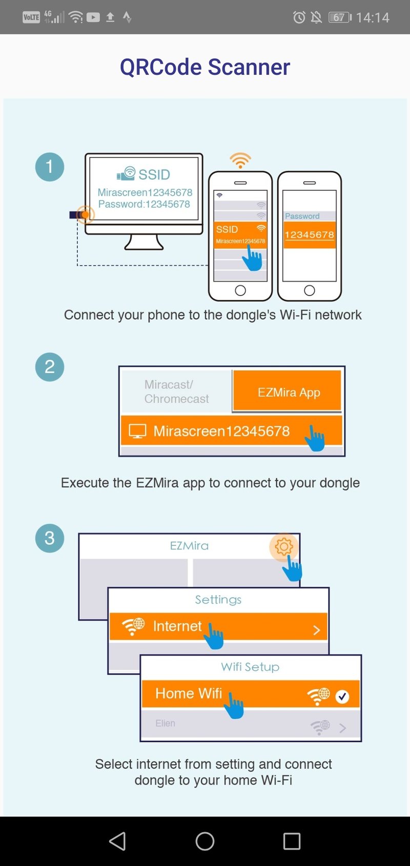 Connect Dongle to WIFI