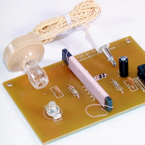 Construct a crystal radio