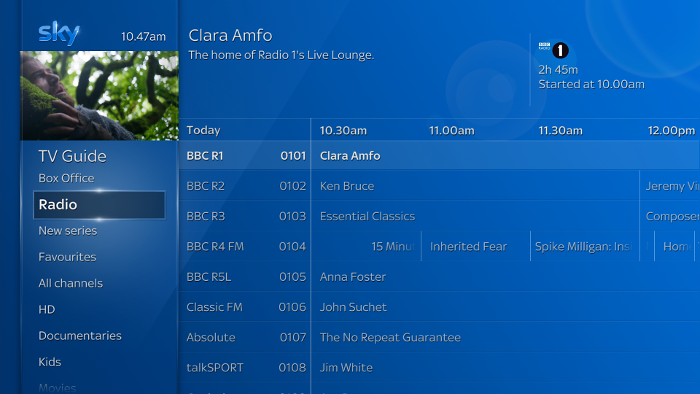 Using the TV Guide | Sky Help | Sky.com