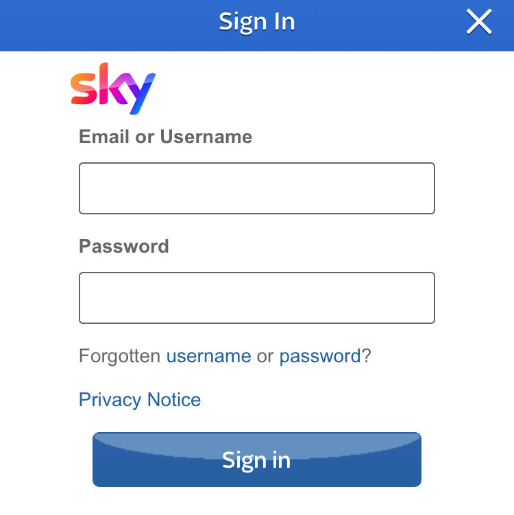 Sky G0 App