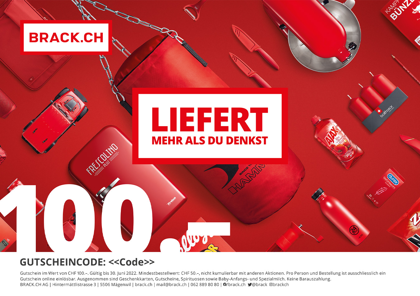 Aktionscodes und Gutscheine