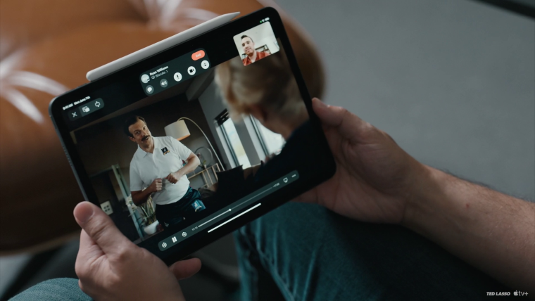 Die beliebte AppleTV+-Serie «Ted Lasso» über FaceTime mit anderen gucken