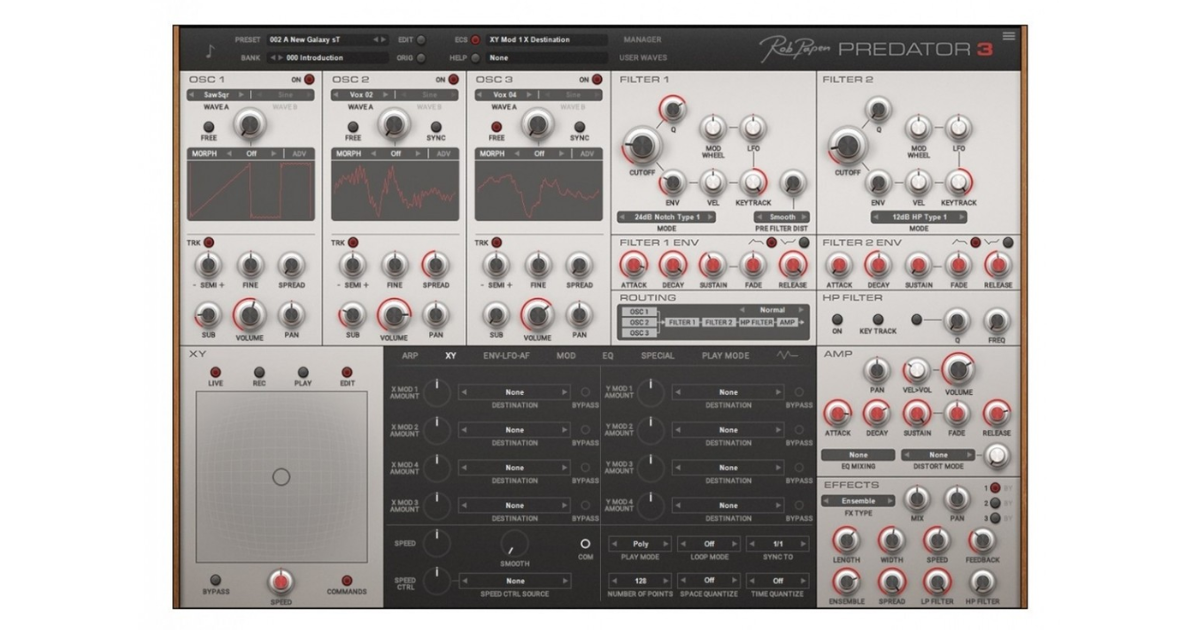 Rob Papen Predator 3 Software Synthesizer VSTi
