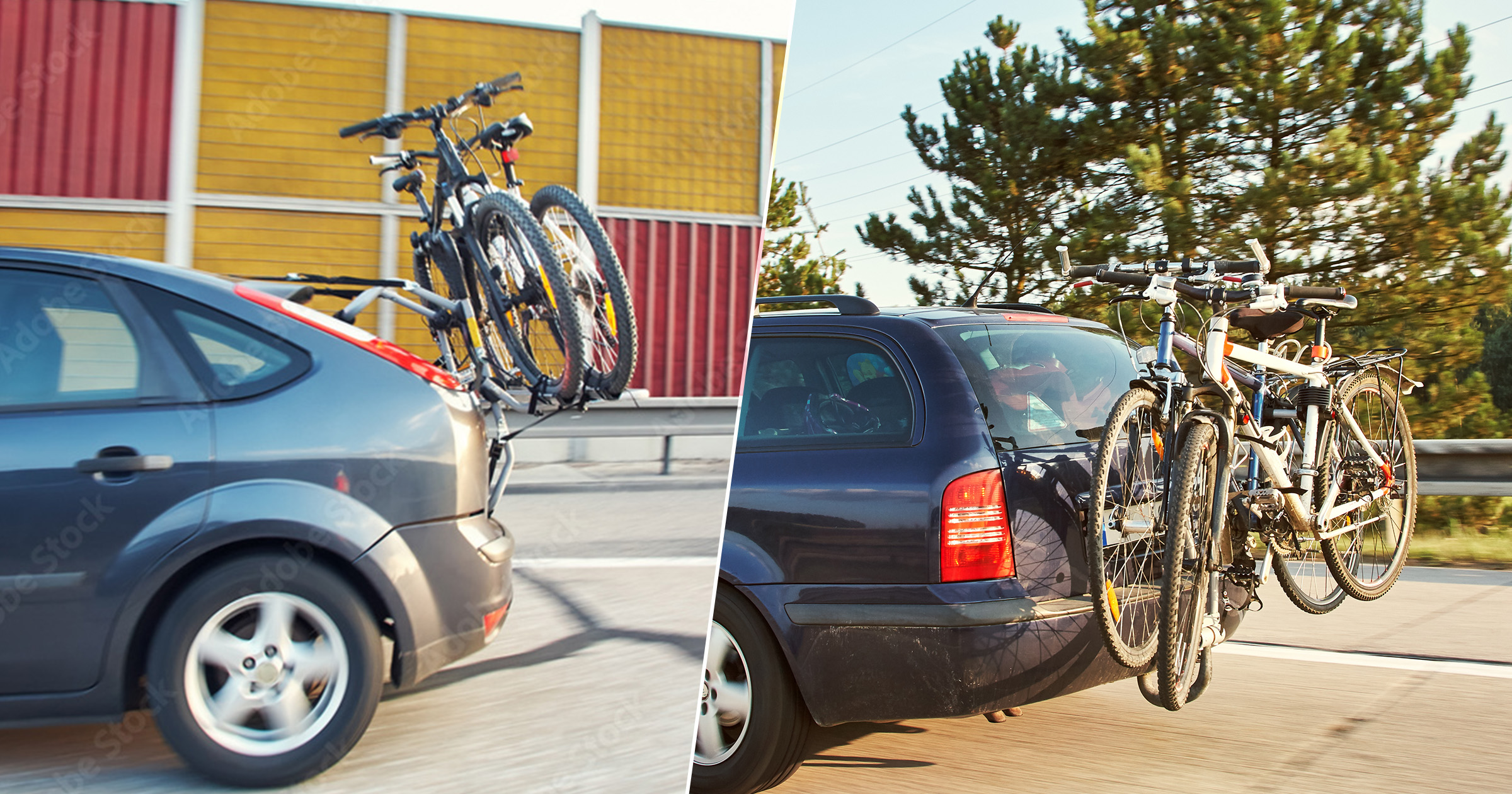 Biki Porte-vélos arrière universel de voiture pour le transport de vélos